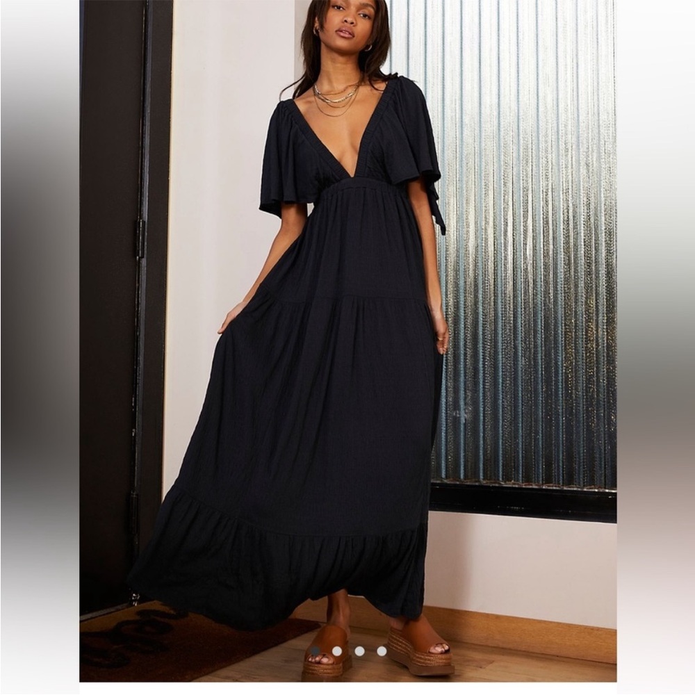 Free People La La Maxi Dress size L